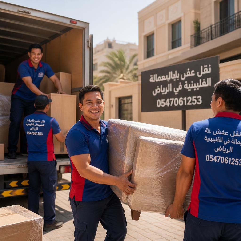 نقل عفش بالعمالة الفلبينية في الرياض 0547061253 | فك وتغليف ونقل وتركيب